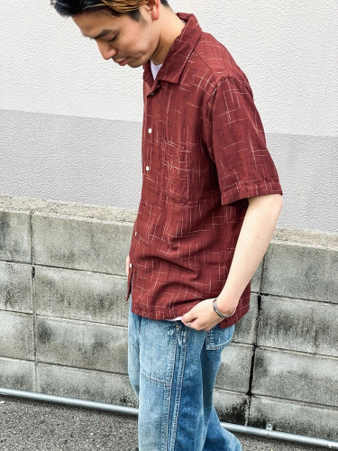 この夏…MR.STANDARDがチョイスしたのは\"レーヨンかすり\"なる新たな生地、めちゃくちゃ良いですよ◎_d0227059_11035762.jpg