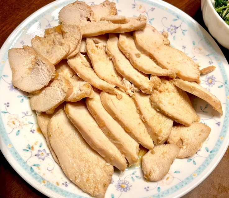 鶏むね肉とトマトとおかひじき☆今日の夕ごはん!_c0212604_19433955.jpeg