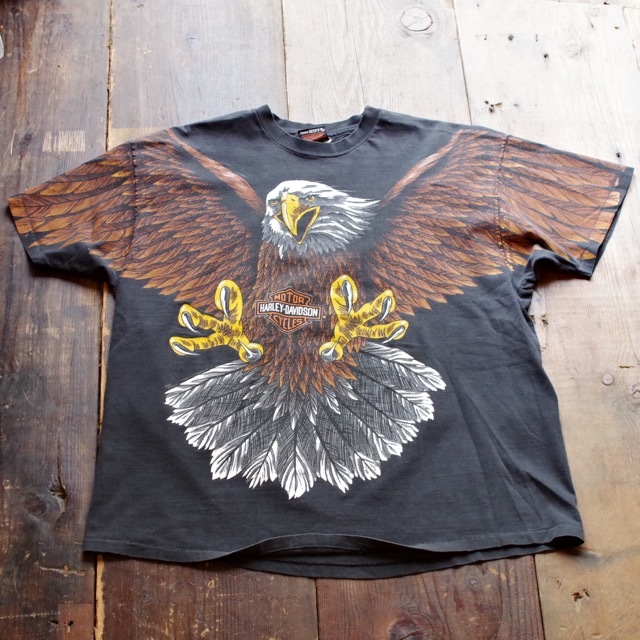 1990s Harley Davidson Big Eagle T-Shirt / ヴィンテージ ハーレー