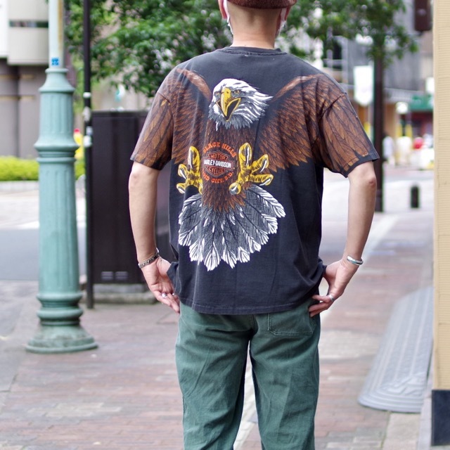 1990s Harley Davidson Big Eagle T-Shirt / ヴィンテージ 1990s Harley Davidson Big Eagle T-Shirt / ヴィンテージ
