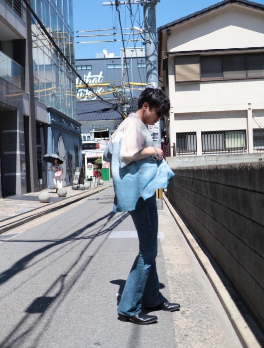 Name. - OCEAN PRINTED OPEN COLLAR HS SHIRT : BIRTH DAY