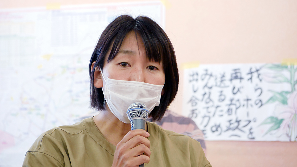 応援スピーチ(5)しんかわ保育園OB 鎌塚由美さん_b0190576_20171570.jpg