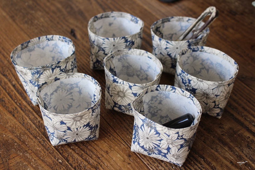 ラミネートのはぎれで作るちいさな小物入れ Neige 手作りのある暮らし