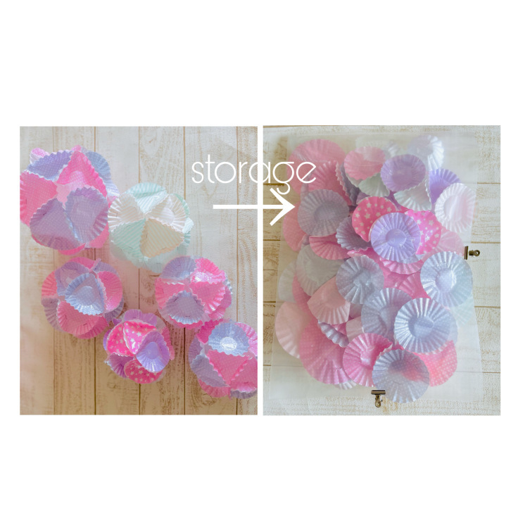 おかず おかしカップでサマークラフト ふんわりくす玉deco Oh Mamagoto Maman S Idee