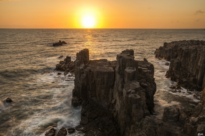東尋坊夕景 四季燦燦 癒し系 かも風景写真 東尋坊夕景 四季燦燦 癒し系 かも風景写真