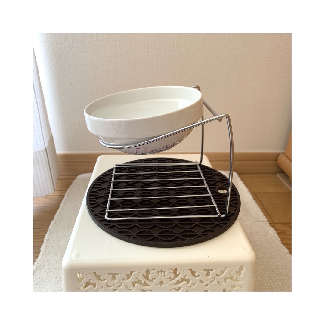 アモ日記 No 487 再び水の高さの見直し 100均雑貨利用の傾斜台 編み好き Amiami通信