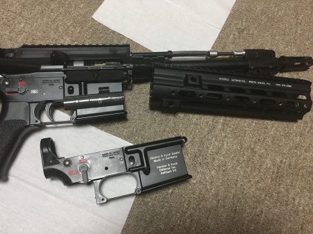 次世代HK416 デルタカスタム その3 ロアレシーバー&ハンド 次世代HK416 デルタカスタム その3 ロアレシーバー&ハンド