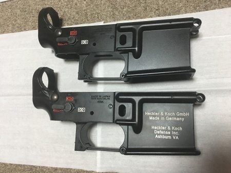 次世代HK416 デルタカスタム その3 ロアレシーバー&ハンド 次世代HK416 デルタカスタム その3 ロアレシーバー&ハンド