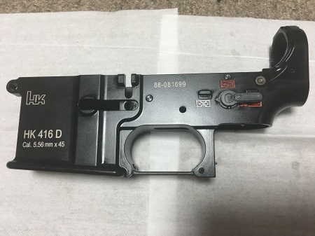 次世代HK416 デルタカスタム その3 ロアレシーバー&ハンド 次世代HK416 デルタカスタム その3 ロアレシーバー&ハンド