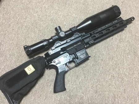 次世代HK416 デルタカスタム その3 ロアレシーバー＆ハンドガード