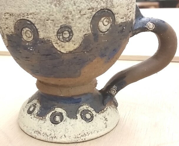 土冶器質 カップ 白(陶芸品) imgrc0083447583.jpg