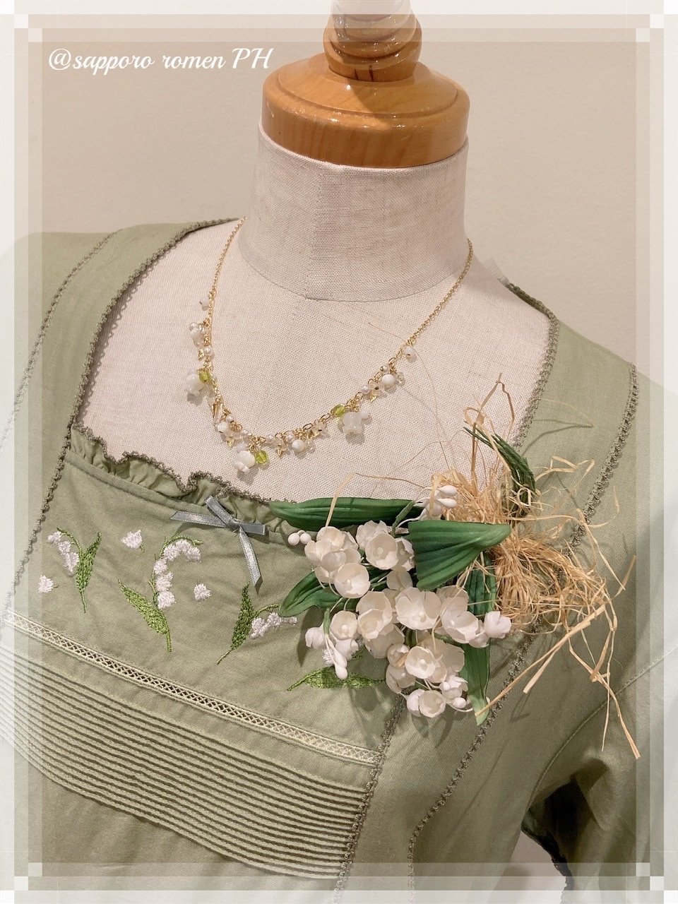 6月新作☆鈴蘭刺繍ワンピース① PINK HOUSE : 札幌 PINKHOUSE