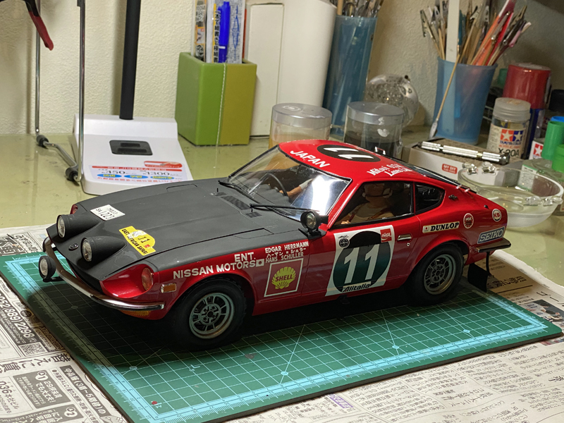 プラモ製作記 1 DATSUN240Z SAFARI CAR 1/12 タミヤ : 小生の備忘録