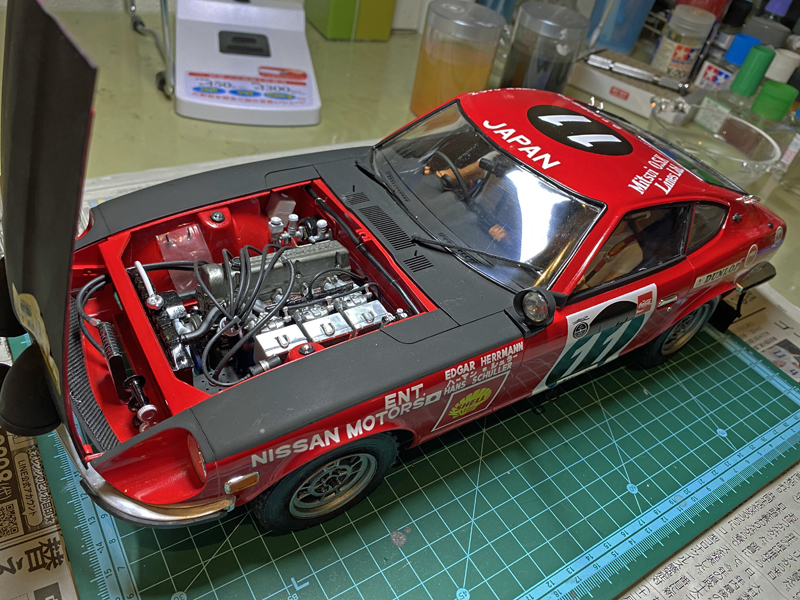 プラモ製作記 1 DATSUN240Z SAFARI CAR 1/12 タミヤ : 小生の備忘録