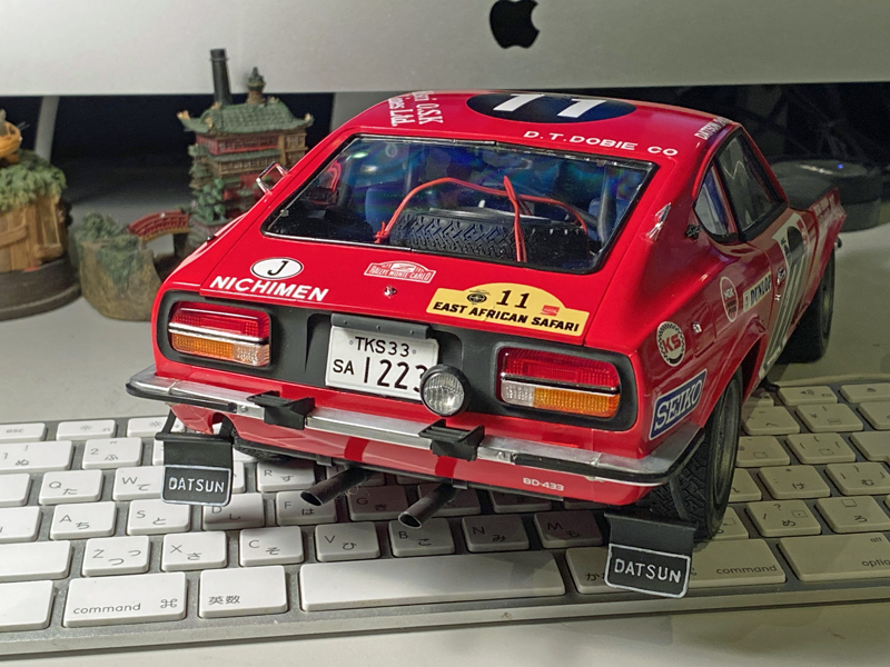 プラモ製作記 1 DATSUN240Z SAFARI CAR 1/12 タミヤ : 小生の備忘録