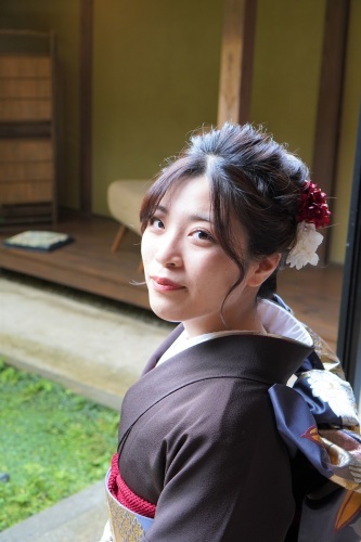 成人式前撮り☆ 赤穂屋の看板の前で^^_d0230676_14122211.jpg
