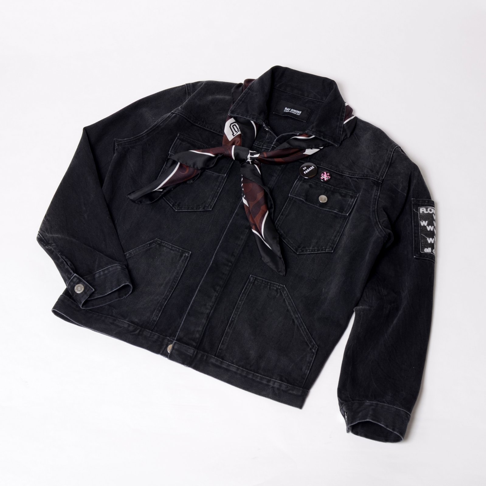 RAF SIMONS WORKWEAR JACKET BLACK