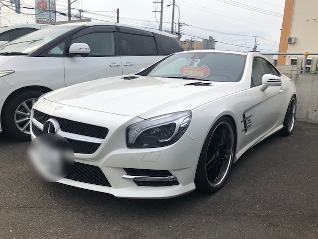 ★ベンツSL550 V8ツインターボご成約ですッ(^_^)v★(白石店)_c0161601_11362603.jpg