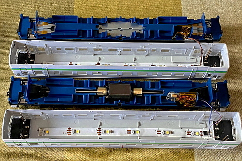 ポポプロ(トラムウェイ)キハ40 JR北海道色をDCCサウンド化 ポポプロ(トラムウェイ)キハ40 JR北海道色をDCCサウンド化