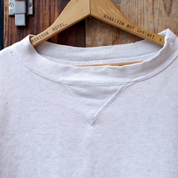 前V ヴィンテージスウェット 40s 50s USA ヴィンテージ USA製 前V ガゼット スウェット 裏起毛 コットン