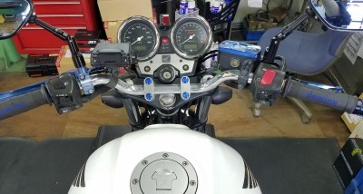 CB400SF コンドルバーへチェンジ ‼_e0114857_11560348.jpg
