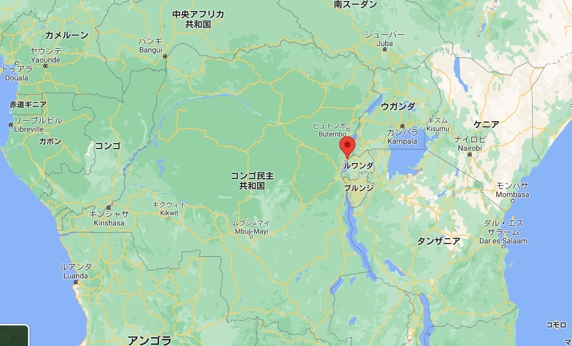ニーラゴンゴ山の噴火と大地溝帯の地震 アフリカに 思いやり