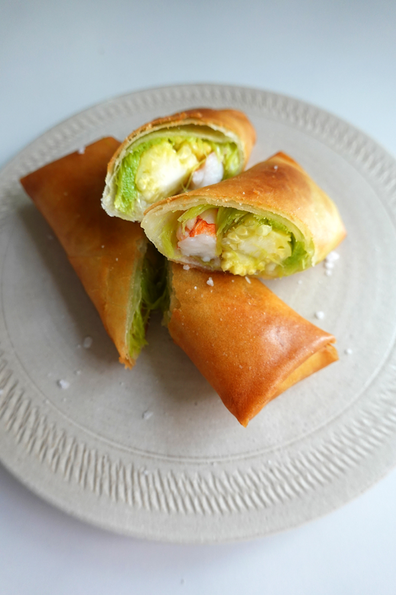 ヤングコーンの揚げ春巻き Passage