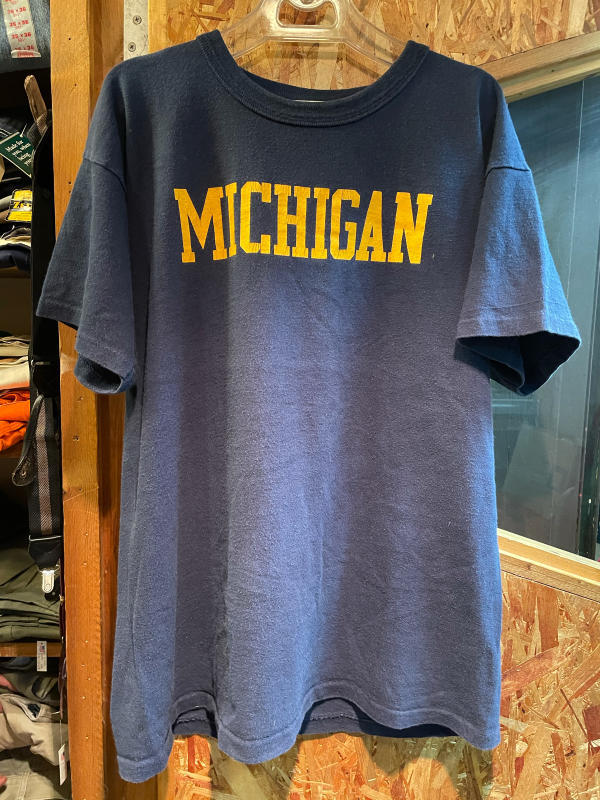 80s チャンピオン championトリコタグ ミシガン大学 all cotton T 