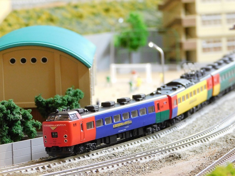 485系 きりしま・ひゅうが タイプ (3両セット) ☆ラウンドハウス