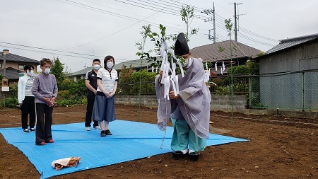 下妻市にて地鎮祭を執り行いました_a0059217_11444095.jpg