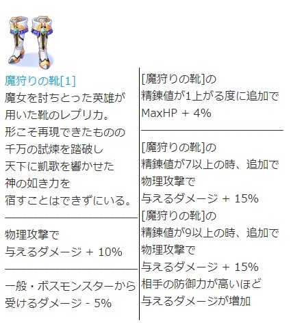 21夏パッケ 魔狩りの靴 Ro 五島のメカ道
