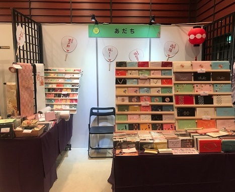 西陣織元コレクション・着物姿のお客様・ブース紹介。_f0181251_18441171.jpg