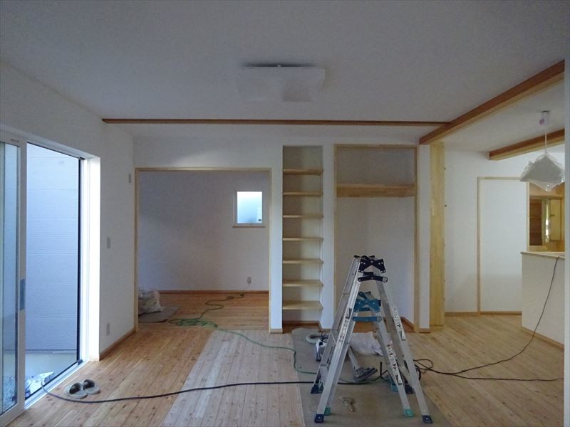 神子田町　1階フルリフォーム工事　施工も終盤です！_f0105112_05122582.jpg