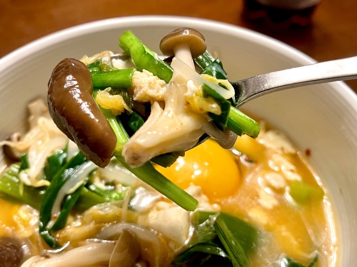 キムチとか豆腐のスープ ★今日のナゾ料理♪_c0212604_21212719.jpeg