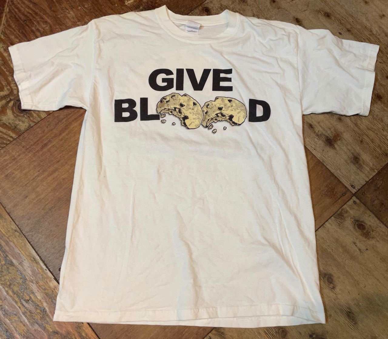 6月１０日（木）入荷！００s〜GIVE BLOOD クッキープリント　Tシャツ_c0144020_13292934.jpg