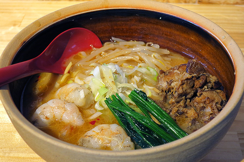 ラーメン ゴイケヤ@松江市 菅田 ★★(エビ味噌ラーメン+変え玉)_f0080612_13553659.jpg