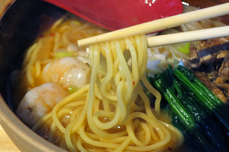 ラーメン ゴイケヤ@松江市 菅田 ★★(エビ味噌ラーメン+変え玉)_f0080612_13554358.jpg