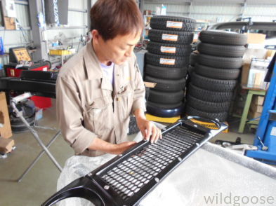 JB64新型ジムニー バンパー塗装中(≧∇≦*)_c0213517_14415442.jpg
