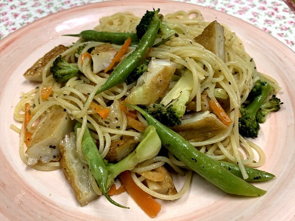 ☆さつま揚げと野菜のパスタ☆_c0092953_23375952.jpg