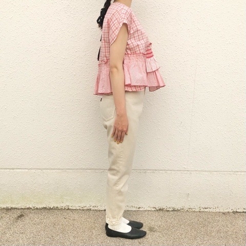 【bulle de savon】smocking check シリーズ_a0389054_19354106.jpg
