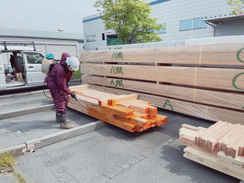 土台 大引 防蟻処理 タチバナ ブログ