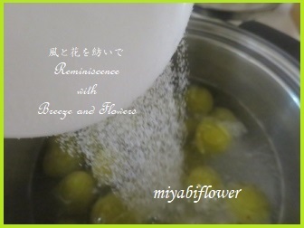 青梅の砂糖煮 2021_b0255144_00363082.jpg