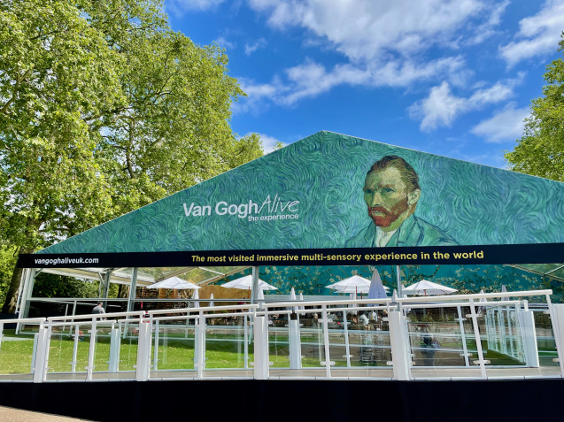 新しい絵画鑑賞のかたち ファン ゴッホ アライブ展 ロンドン ２人暮らし