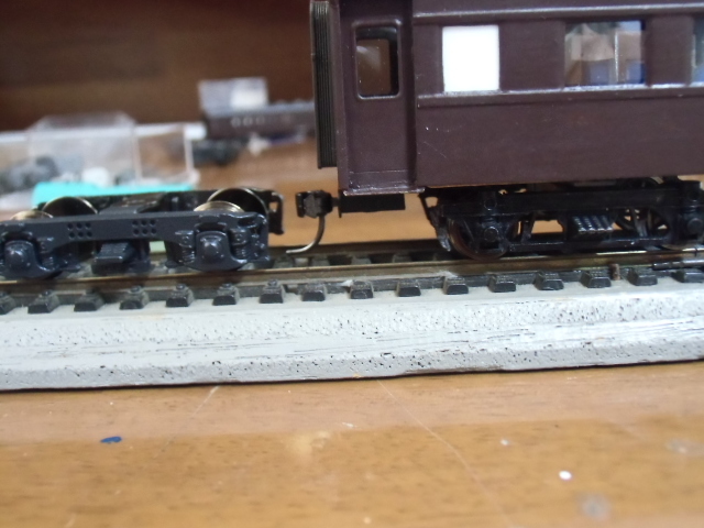 16番エンドウTR47台車入手、オハ47のTR23と振り替え : 新湘南電鐵 横濱