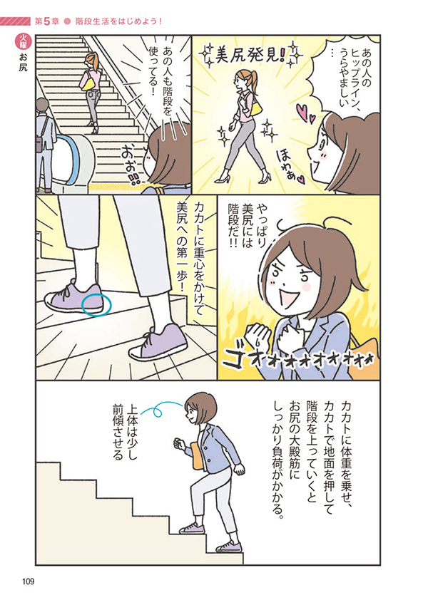 ☆お仕事☆マンガ紹介2:「体が生まれ変わる! 階段筋トレ」_c0007402_11034973.jpg