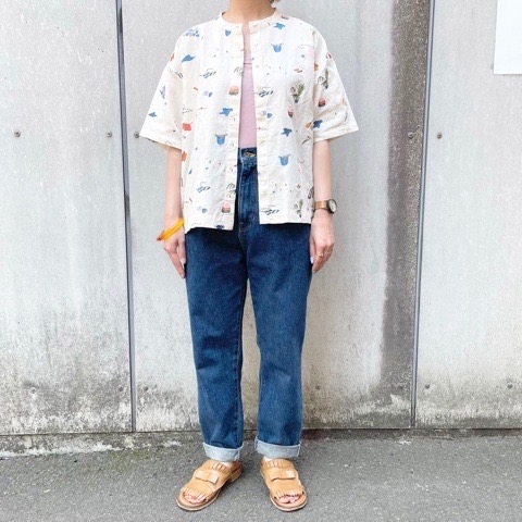 l'atelier du savon】L/C お洗濯刺繍ブラウス : l'atelier du