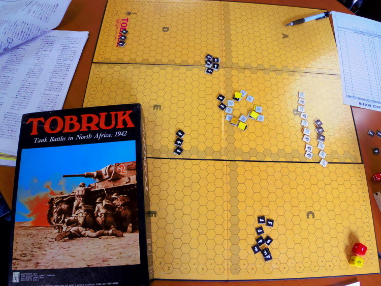 ボードゲーム/アバロンヒル/トブルク戦車戦 (Tobruk) [日本語訳