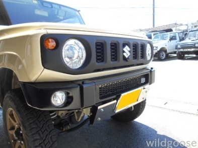 JB64Wジムニー バンパー取替え中┏( ^o^)┓_c0213517_15110501.jpg