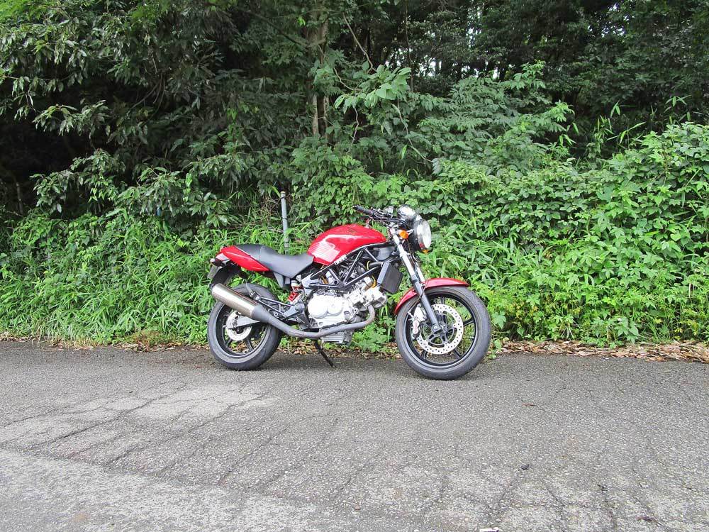 H原さん号 VTR250のブレーキ 総リフレッシュ＋αが完成で納車完了