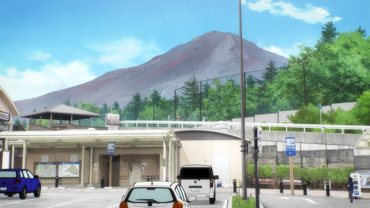 「スーパーカブ」舞台探訪 第6話 私のカブ 修学旅行合流へ北杜市から須走口まで_e0304702_18570389.jpg